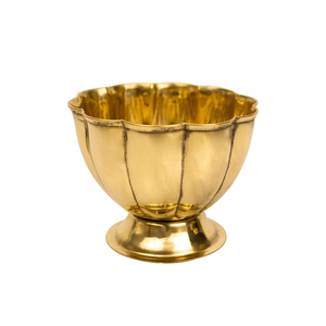Handcrafted Polished Brass Serving Bowl <b>Set</b> Modern Design Durable Lightweight Dishwasher <b>Microwave</b> Freezer Safe Bowl <b>Set</b> of 5 - Product Image 3