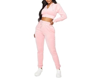 Wholesale High Quality Crop <b>Top</b> Tracksuits Women Customizable Own Logo Design Fitness Style Fitness <b>Winter</b> XS Half Knitted - Product Image 1