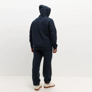 Conjunto Deportivo Personalizado para Hombre, Sudadera con Capucha y Pantalones, Azul Marino, Informal, Deportivo, Dos Piezas, Talla Grande, Cómodo, Venta al Por Mayor, OEM - Product Image 4