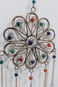 Premium Quality Flower Wind Chime with <b>Beads</b> and Bells for Wall <b>Door</b> and Garden Available for Wholesale Supply - Product Image 5