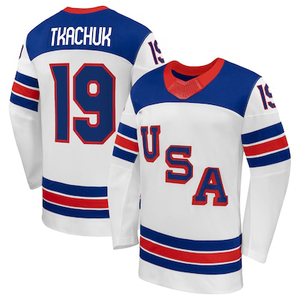 Maillots de hockey sur glace personnalisés, ensembles 100 % polyester, manches courtes, logo brodé, séchage rapide, vêtements de sport pour l'entraînement, tenue d'équipe - Product Image 4