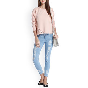 Sudaderas de Cuello Redondo Lisas al por Mayor para Invierno, de Secado Rápido y Transpirables, para Mujer, de Color Sólido, 100% Algodón, OEM - Product Image 5