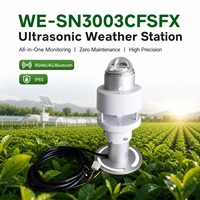 Station météo ultrasonique 4G Modbus du fabricant, 8-en-1, avec suivi automatique des paramètres météorologiques, système IoT pour l'agriculture intelligente, IP65
