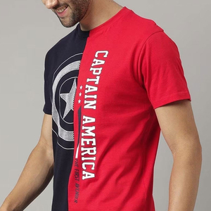 Camiseta con Logotipo Personalizado, Impresa en Serigrafía, Algodón Suave, Estilo Urbano, Transpirable, 220g, Moda Masculina Casual, Venta al Por Mayor - Product Image 3