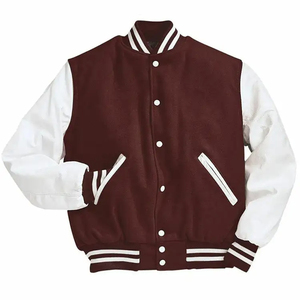 SPLEND ENTERPRISES Abrigo Formal de Invierno para Hombre, Mezcla de Cuero PU y Lana/Viscosa, Antiarrugas y de Secado Rápido, Cierre con Cremallera - Product Image 4