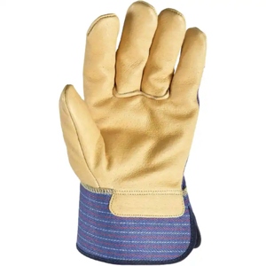 Guantes de Seguridad Canadienses para Trabajos de Construcción, Resistentes a la Abrasión, a las Chispas y de Cuero de Grano de Cabra, para Tareas Laborales - Product Image 1