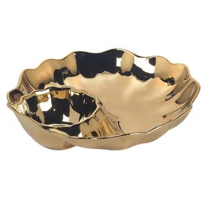 Bol décoratif pour chips et sauce, ensemble de service à double compartiment, bol pour snacks et sauce, plateau pour chips et sauce, bol de service avec support pour sauce - Product Image 4