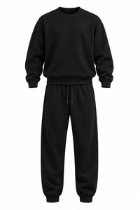 Ensemble sweat à capuche et jogging en coton 500 GSM pour homme, imprimé numérique, style streetwear - Product Image 2