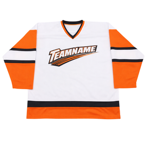 Jersey de Hockey Personalizado - Nombre del Equipo Sublimado Profesionalmente - Tela de Malla Corta y Duradera que Absorbe la Humedad y se Seca Rápidamente |   Oro Verde - Product Image 1