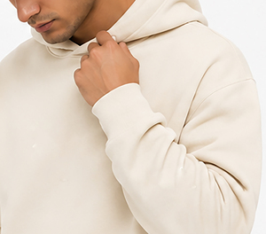 Sweat-shirt à capuche de luxe noir pour homme, coupe oversize, en coton épais, style streetwear hiver, chaud et tendance - Product Image 5