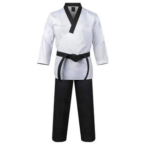Uniforme de Taekwondo al por Mayor, Duradero, Ligero y Transpirable, de Poliéster/Algodón, para Hombres Adultos, con Logotipo y Color Personalizados - Product Image 1