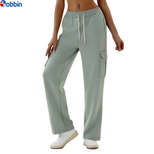 Latest Design Solid men's <b>Pants</b> Trousers Flared Straight Cargo <b>Pants</b> Custom Sweatpants Women Cotton Wide Leg Full <b>Pant</b> Stylish - Product Image 5