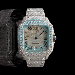 Luxury Iced Out Hip Hop Moissanite <b>Watch</b> <b>for</b> <b>Men</b> with Diamond Style Finish <b>for</b> Celebrity Inspired Fashion Available <b>for</b> Sale - Product Image 1