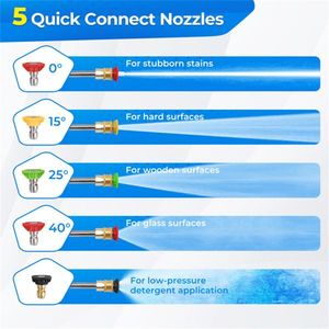 2300 PSI 1.8 GPM Electric High Pressure Cleaning Machine with Wheels - Product Image 5