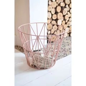 Cesto de Ropa Sucia de Metal con Aro Dorado, Cesta de Almacenamiento, Contenedor para Ropa Sucia, Toallas y Ropa de Cama, Colección Grand - Product Image 4