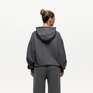 Sudaderas de Alta Calidad para Mujer, Sudaderas para Uso Diario, Logotipo Personalizado, Color Sólido, Sudadera Holgada de Gran Tamaño - Product Image 2