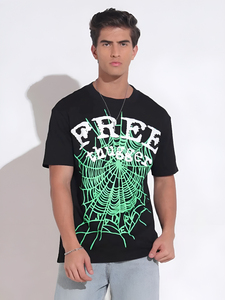 T-shirts pour hommes de haute qualité 100% coton, imprimés graphiques, surdimensionnés, streetwear, décontractés, manches courtes, respirants, col rond - Product Image 4