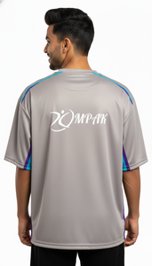เสื้อยืดผู้ชายทรงเรกูลาร์ สตรีทแวร์ลำลอง พิมพ์ลายแบบซับลิเมชั่น ผ้าโพลีเอสเตอร์/คอตตอน แฟชั่นทันสมัย แห้งเร็ว ระบายอากาศได้ดี - Product Image 4