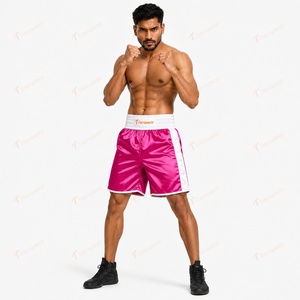 กางเกงชกมวย Performance Boxing Fight Trunks 195 GSM โพลีเอสเตอร์/ไนลอน ยืดหยุ่นสูง ระบายอากาศได้ดี แห้งเร็ว น้ำหนักเบา เหมาะสำหรับการฝึกซ้อมต่อสู้ 男女兼用 - Product Image 2