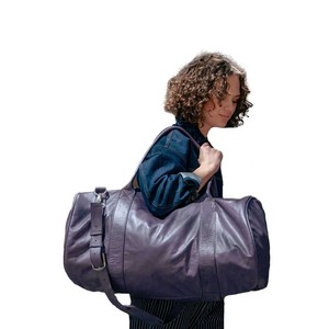 Bolsa de Viaje de Cuero Genuino de Lujo, Impermeable, Gran Capacidad, Ligera, para Gimnasio, Deportes, Equipaje, para Hombres y Mujeres - Product Image 2