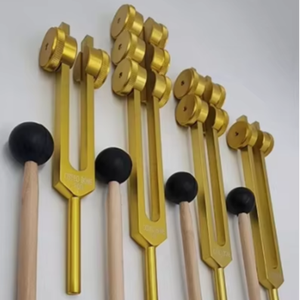 Mars International Osteo Gold Ensemble de 4 diapasons lestés pour la guérison des os, des ligaments, des nerfs et des muscles. - Product Image 1