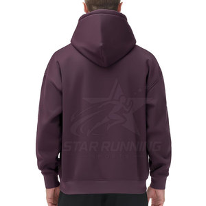 New Design Men's Plus Size Winter Casual Breathable Eco-Friendly Fleece <b>Hoodies</b> <b>Plain</b> Dyed 100% Cotton Windproof Waterproof - Product Image 5