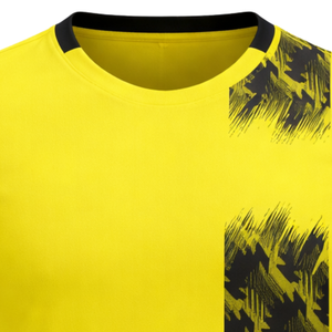 Camiseta de Fútbol Mirage Amarillo y Negro, Ligera, Transpirable, que Absorbe la Humedad, Uniforme Deportivo para Entrenamiento - Product Image 4