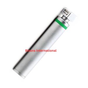 ด้ามจับเครื่องมือส่องกล่องเสียงแบบไฟเบอร์ออปติก LED สแตนเลสสตีล ยี่ห้อ BISONS สำหรับการใส่ท่อช่วยหายใจ ใช้ซ้ำได้ - Product Image 3