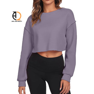 Sudadera Corta de Forro Polar para Mujer, Sudadera Informal de Invierno - Product Image 1