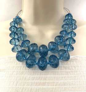 Collier en résine turquoise à perles rondes colorées, certifié IGI, unisexe, pour fêtes et occasions - Product Image 6