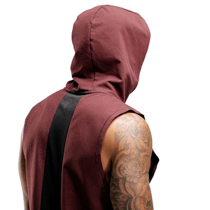 Camiseta Deportiva sin Mangas para Hombre, 100% Algodón, Transpirable, Resistente al Viento, para Fisicoculturismo - Product Image 4