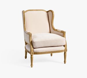 Sillones de Madera de Teca Sólida con Tapicería de Acabado Natural, Diseño Contemporáneo de Alta Calidad para Sala de Estar, Dormitorio y Uso en Hoteles - Product Image 1