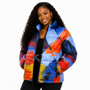 เสื้อแจ็คเก็ตผู้หญิง Cosh International รุ่น Autumn Winter แบบ Quilted Puffer  ผ้าแคนวาสกันน้ำ กันลม  พร้อมบริการสกรีนลายตามสั่ง - Product Image 1