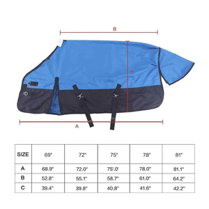 Luxury Lightweight Full Neck Waterproof Winter Horse Riding <b>Rug</b> Wholesale Customized Logo Printing Horse <b>Rugs</b> - Product Image 4