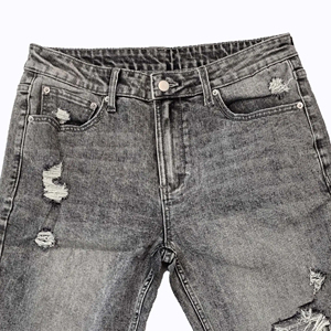 Custom Solid Color Streetwear <b>Men</b> Cargo Denim <b>Jeans</b> Shorts Custom High Quality Vintage Acid Washed Summer <b>Men</b> Denim Shorts - Product Image 4