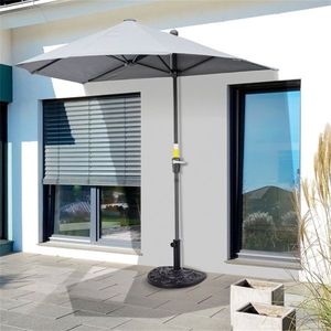 Base per Ombrellone Quadrato da Giardino in Acciaio Inossidabile per Patio, Ristorante, Hotel, Spiaggia, Piscina, Raggio 3m, Struttura in Acciaio - Product Image 1