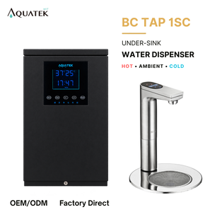 เครื่องทำน้ำร้อน-เย็นใต้ซิงค์ AQUATEK BC TAP 1SC พร้อมก๊อกน้ำสแตนเลสแบบสัมผัสควบคุมอุณหภูมิ - Product Image 1