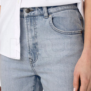 Jeans de Lona para Mujer, Corte Ajustado, Cintura Media, Cómodos, con Tela Transpirable y Costuras Resistentes, Ideales para Uso Diario Prolongado en Invierno - Product Image 5
