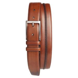 Cinturones Formales para Hombre, Cinturón de Cuero Genuino Ecológico de Alta Comodidad, Impresión de Logotipo Personalizado, Cinturones de Cuero Hechos a Mano en India - Product Image 2