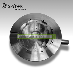 Module de dérivation périphérique pour extrudeuse et vanne de purge rotative interne à bride, passage jusqu'à 50 mm pour tête d'extrusion plastique - Product Image 1