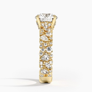 Bague élégante en or avec pierre scintillante style diamant, bague de fiançailles, bague de mariage, cadeau pour femme - Product Image 2