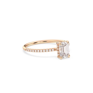 แหวนแต่งงานเพชร HPHT CVD คุณภาพสูงจาก REYES Luxury Design พร้อมใบรับรอง IGI ทองคำแท้ 14K สำหรับเธอ - Product Image 3