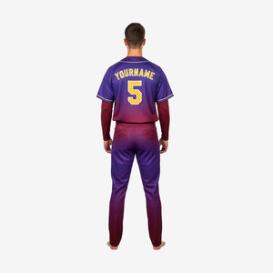 Factory Unique Quality OEM Custom Breathable <b>Baseball</b> Uniform Set Softball Sportswear Teamwear Sublimated <b>Baseball</b> Uniform - Product Image 3