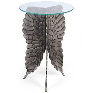 โต๊ะข้างเตียงสำหรับห้องนั่งเล่นและห้องนอน ชุด 2 ตัว โครงโลหะชุบทอง ท็อปหินอ่อนสีขาว รูปทรงกลม - Product Image 5