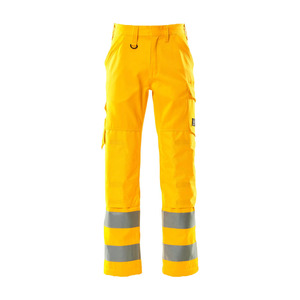 กางเกงนิรภัยแบบสั่งทำพิเศษ สีดำ ไมโครไฟเบอร์ กันน้ำ ระบายอากาศ กันกรด สะท้อนแสง มองเห็นได้ชัดเจน ป้องกันลม - Product Image 5
