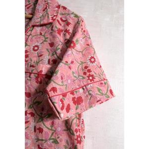 Ensemble de pyjama sexy à fleurs pour femmes, vêtements de nuit courts en coton, tenue de pyjama d'été - Product Image 6