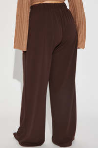 Cotton Linen Women Wide Leg Pants High Waist Pocketed Loose Trousers Spring Summer Lady Casual Trouser In Reasonable Price - Product Image 3