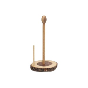 Support de rouleau de papier toilette en bois naturel tendance, organisateur de salle de bain, décoration chaleureuse, support de papier hygiénique - Product Image 3