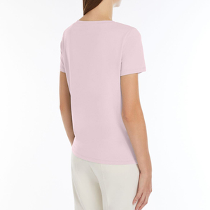 Nueva Camiseta Oversize de Algodón con Cuello Redondo para Mujer, Manga Corta, a la Moda, con Logo Sólido, Ropa de Primavera, Estilo Sencillo e Informal - Product Image 3
