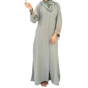 Modest Abaya Apparel Full Length Long <b>Dress</b> Clothing Manufacturer Wholesale Supplier Custom Garment Production - Product Image 1